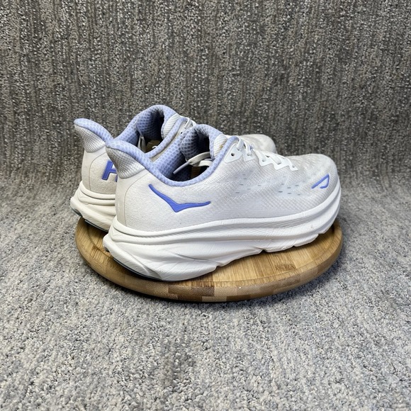 HOKA FPM Movement Clifton 9 Womens Size 9.5 B Cream Lilac Sneakers Shoes Limited - Picture 3 of 10